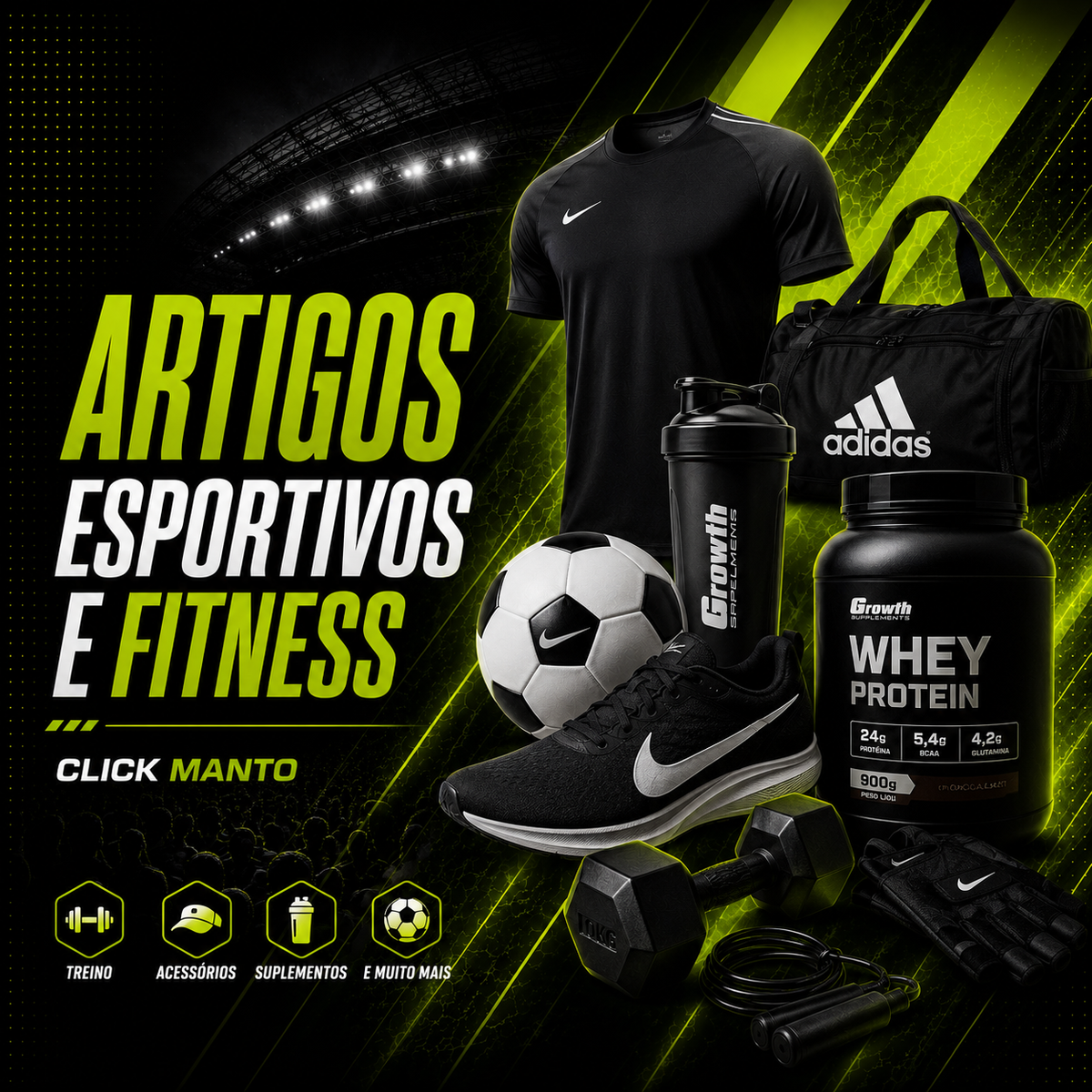 Artigos esportivos e fitness