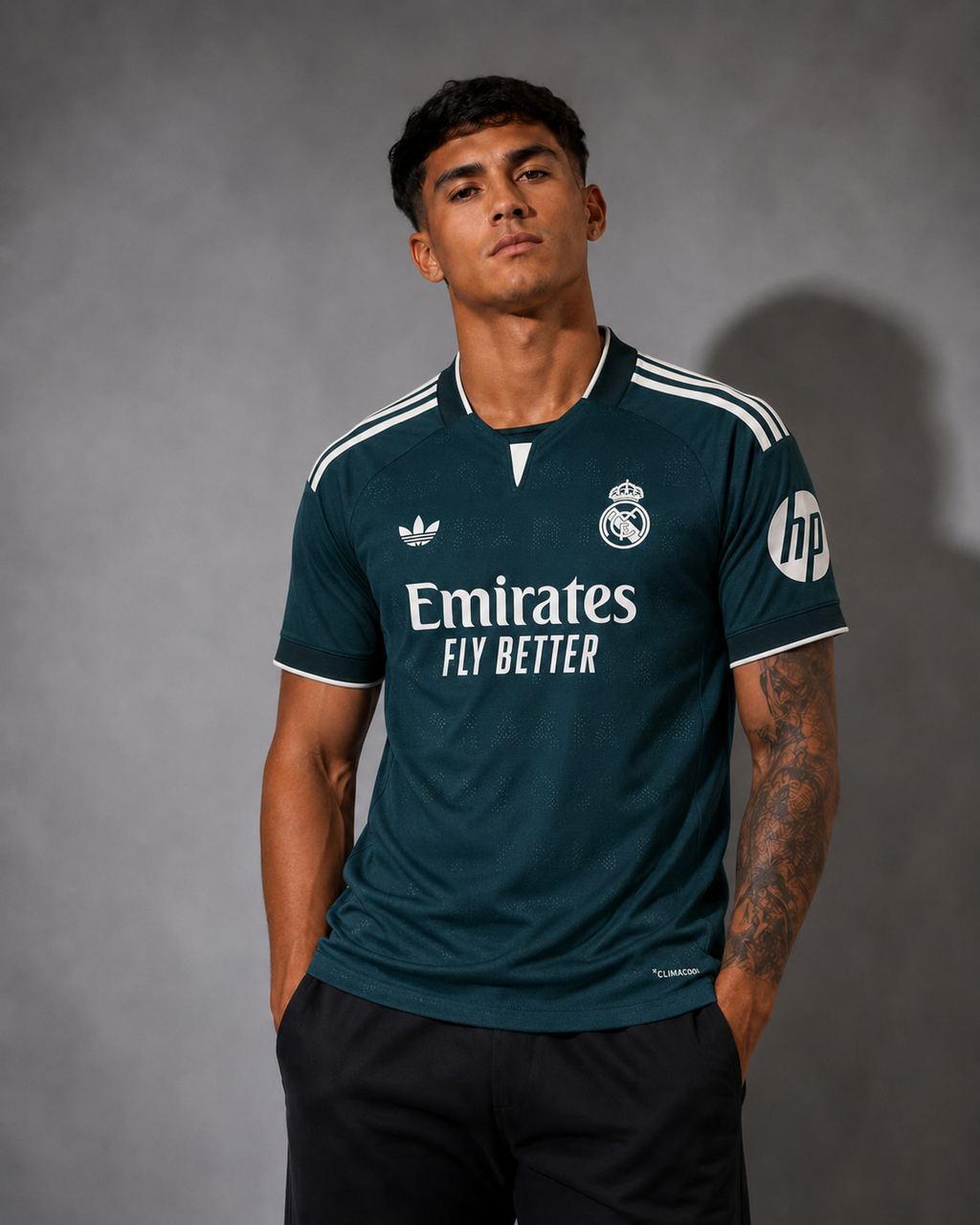 Camisa Real Madrid Third 26/27 Verde – Versão Torcedor
