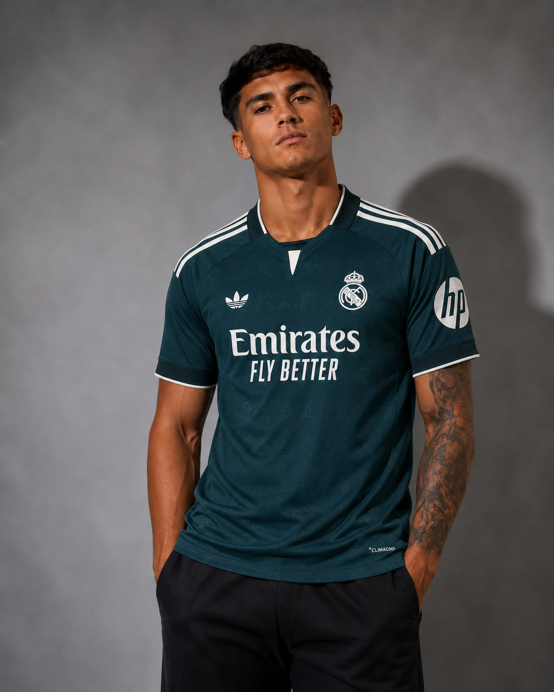 Camisa Real Madrid Third 26/27 Verde – Versão Torcedor