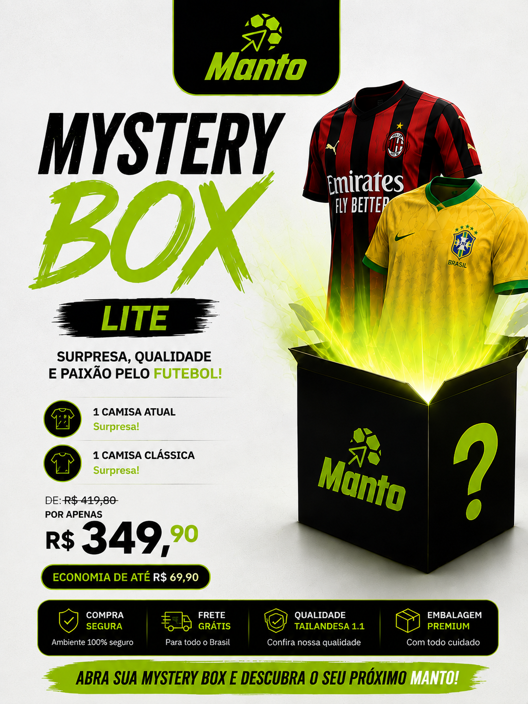 Mystery Box Lite | 2 Camisas Surpresa