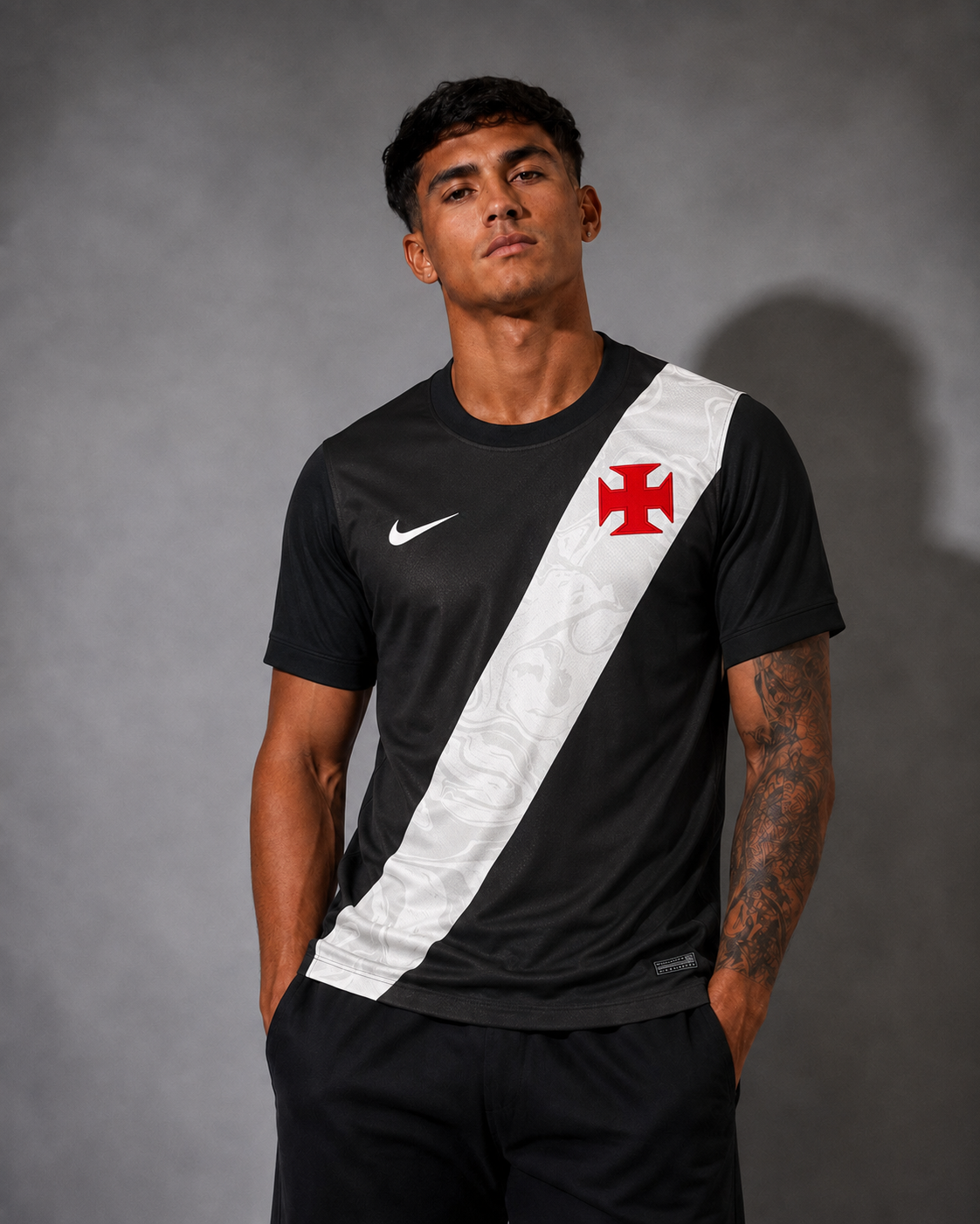 Camisa Vasco da Gama Preta – Modelo Torcedor