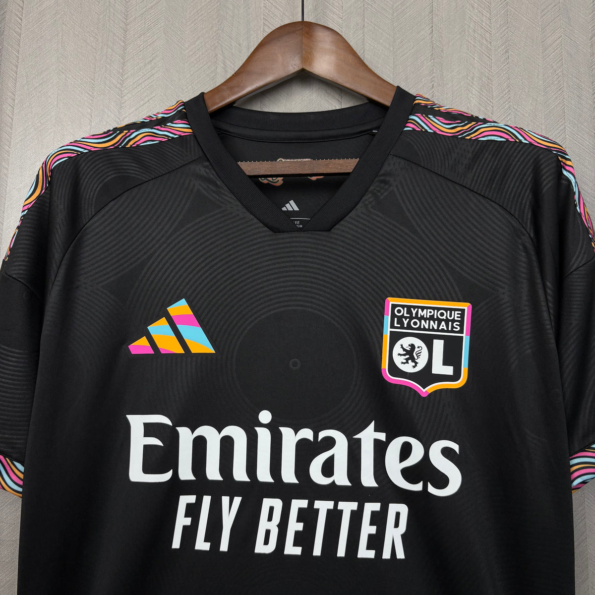 Camisa Olympique Lyonnais Away 26/27 Preta – Versão Torcedor