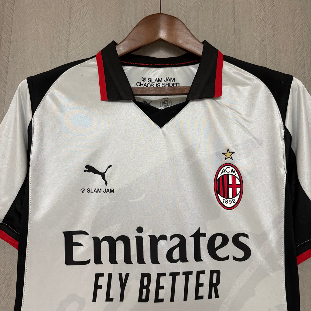Camisa AC Milan × Slam Jam Branca 2026/27 – Edição Especial
