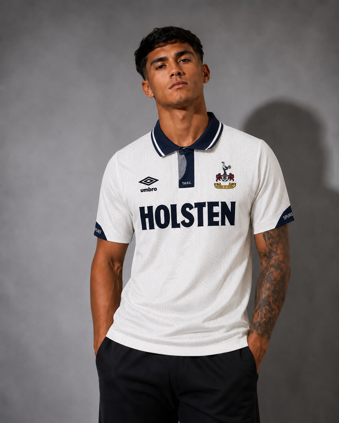 Camisa Tottenham Home Retrô 1991/93 – Torcedor Masculina