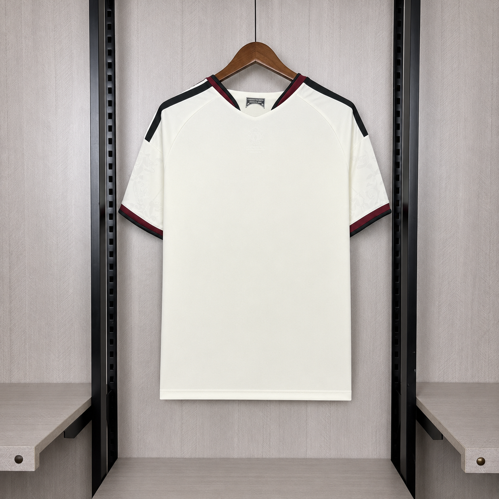 Camisa Manchester United Away 2026/27 Off-White – Versão Torcedor