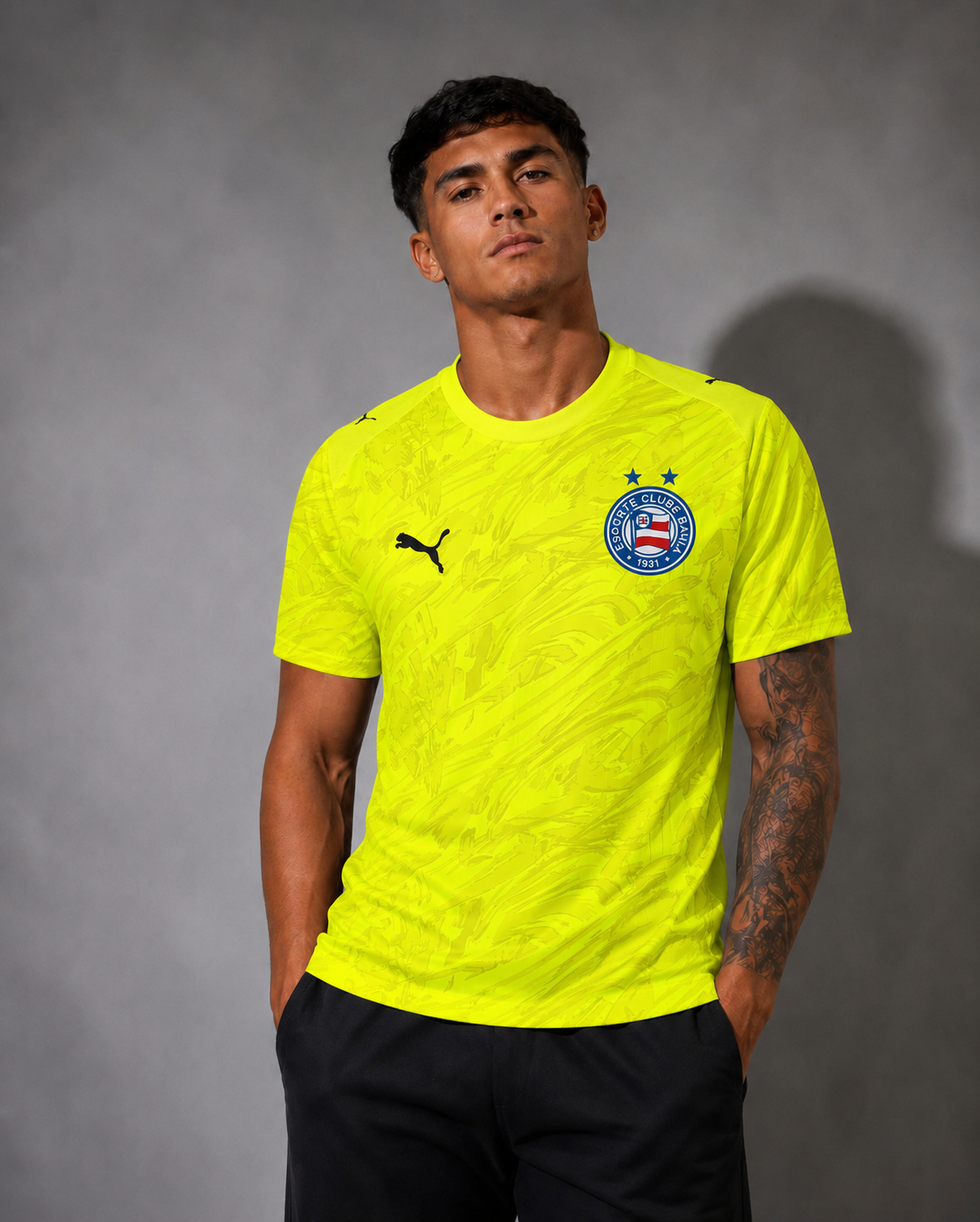 Camisa Bahia Goleiro 2026 – Amarela Neon