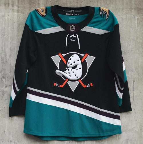 Camisa Anaheim Ducks Retrô NHL Manga Longa