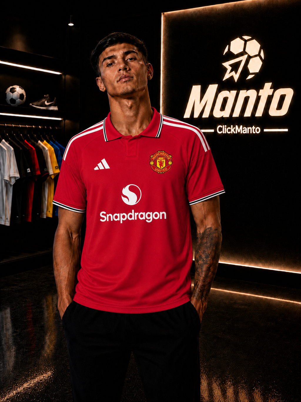 Manchester United Home 2025/26 – Camisa Torcedor