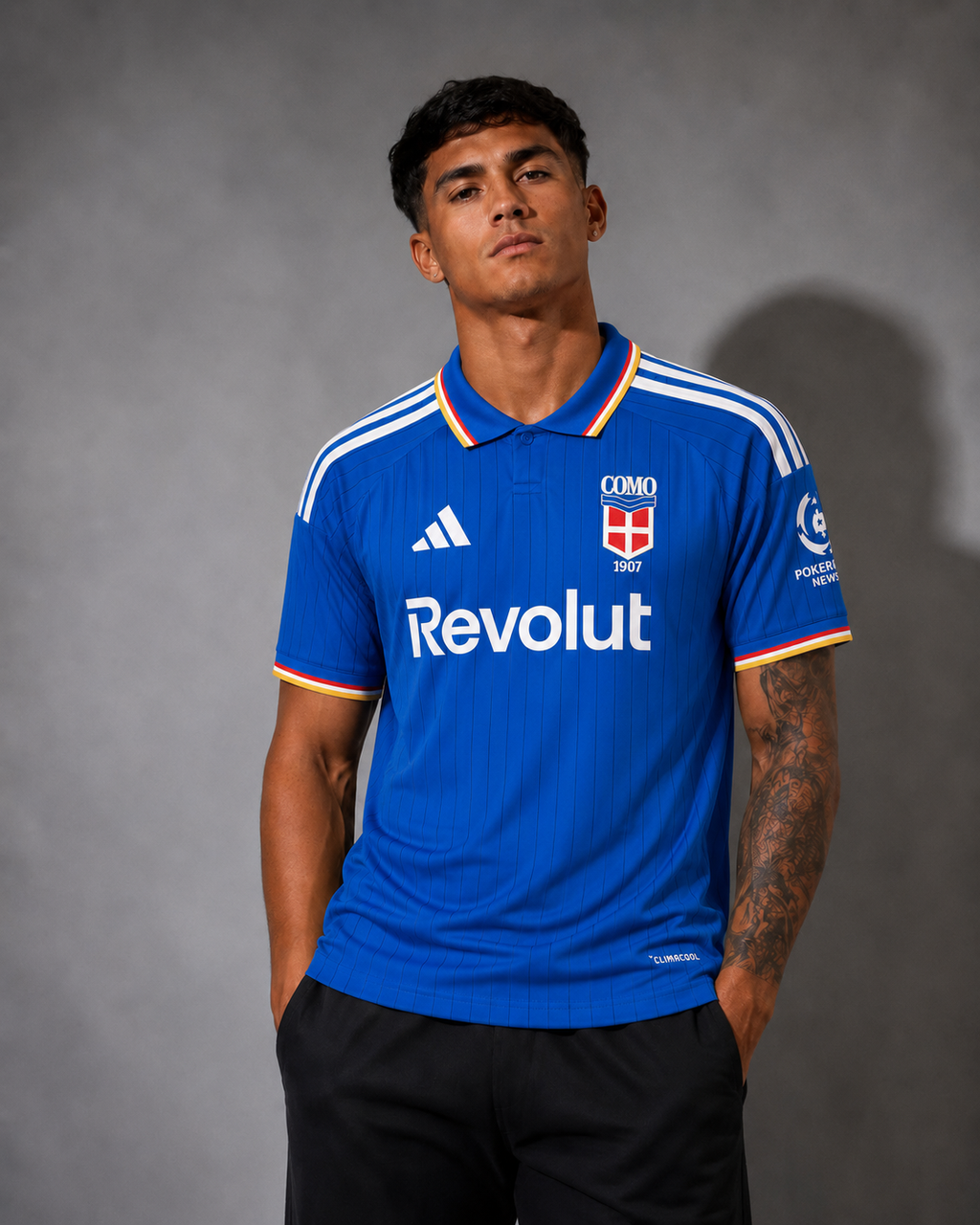 Camisa Como 1907 Home 26/27 – Masculina – Versão Torcedor