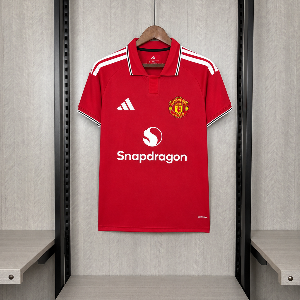 Manchester United Home 2025/26 – Camisa Torcedor