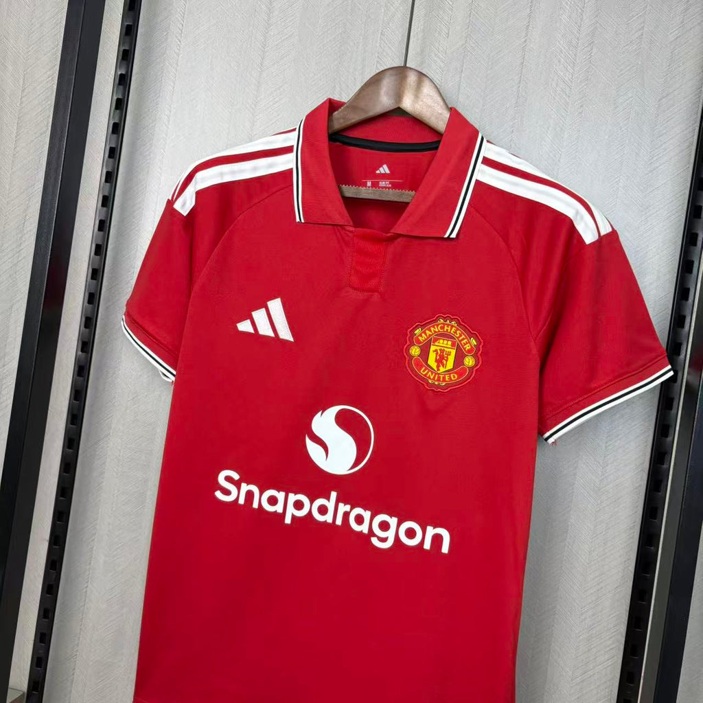 Manchester United Home 2025/26 – Camisa Torcedor