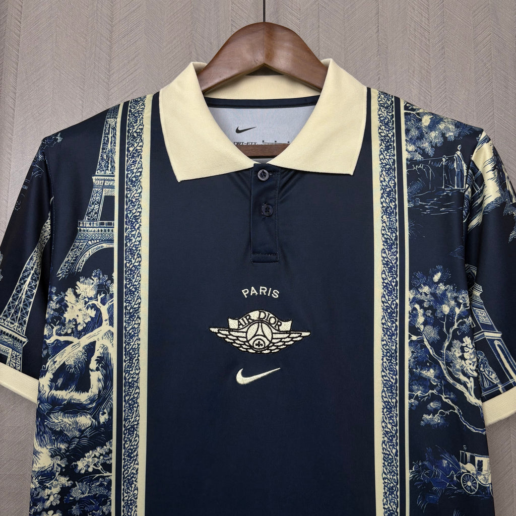 Camisa PSG x Dior Fan Edition
