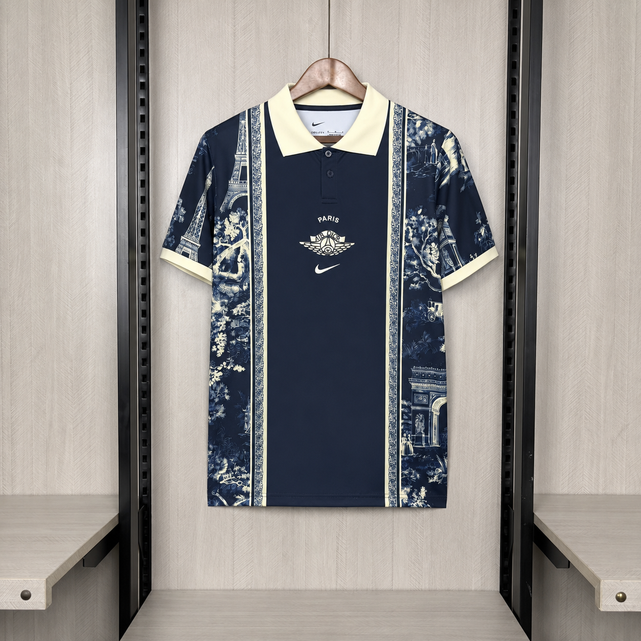 Camisa PSG x Dior Fan Edition