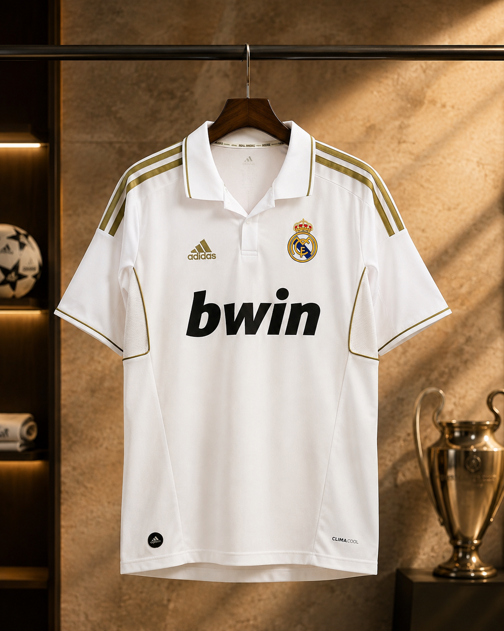 Camisa Real Madrid Retrô 2011/12 – Home Bwin