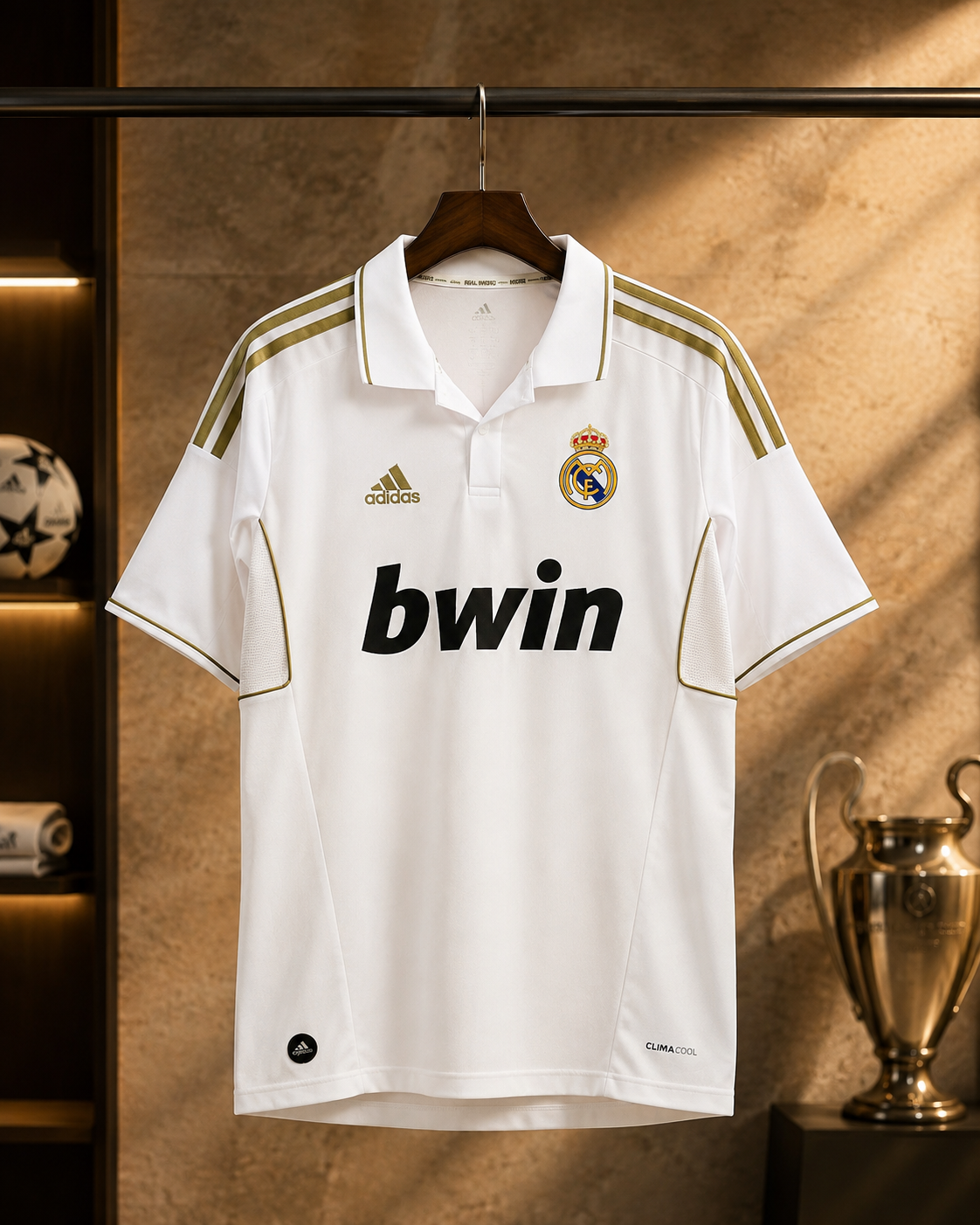 Camisa Real Madrid Retrô 2011/12 – Home Bwin