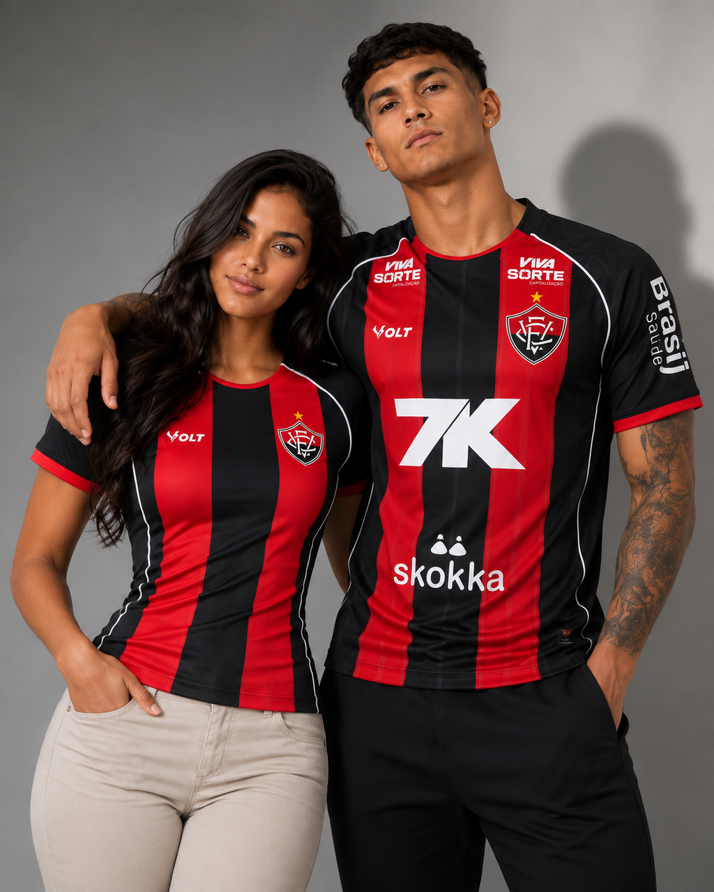 Combo Casal Vitória 2026 Home – 2 Camisas