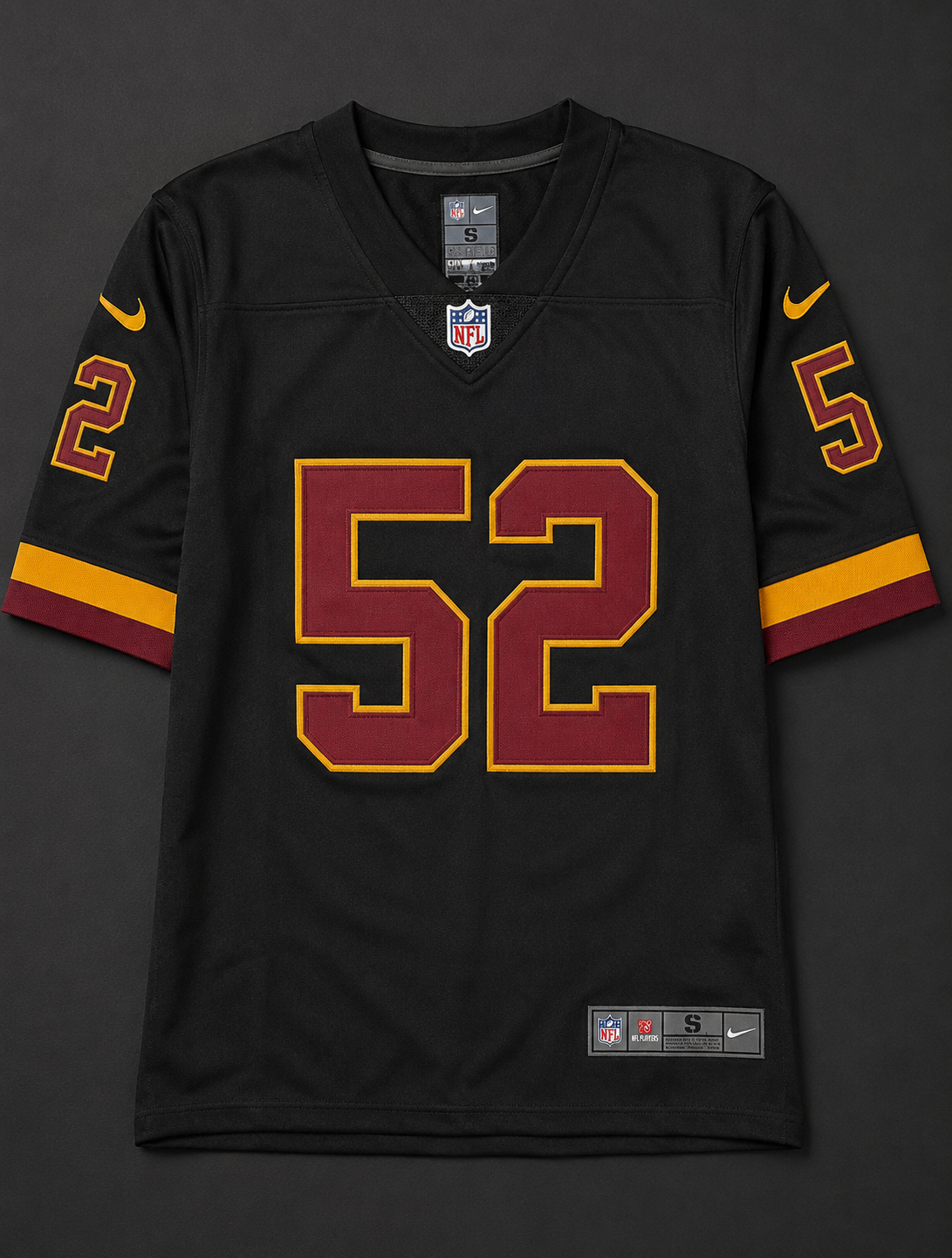 Camisa Washington Redskins NFL – Styles #52 Preta