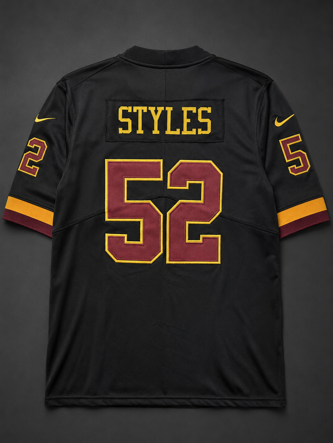 Camisa Washington Redskins NFL – Styles #52 Preta