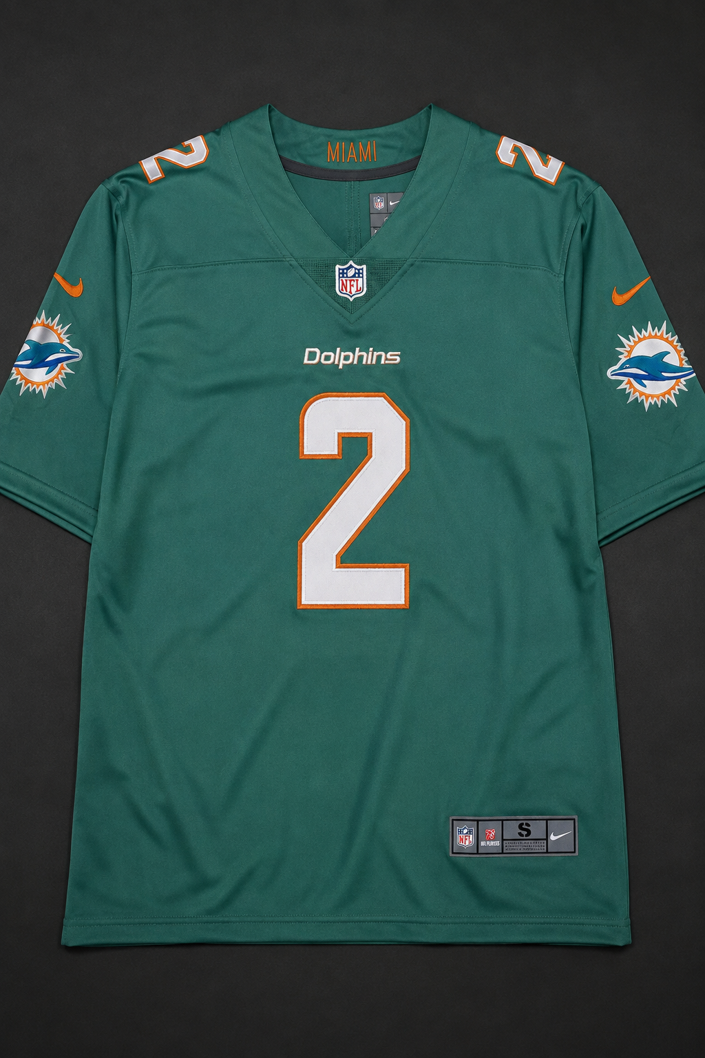 Camisa Miami Dolphins NFL – Willis #2 Verde