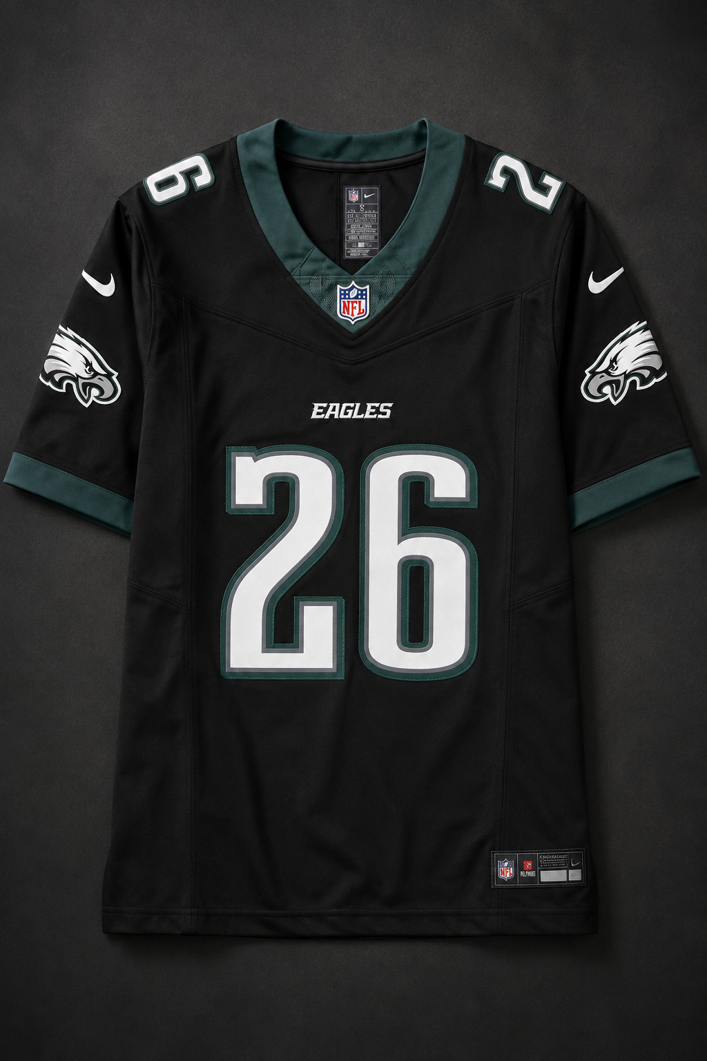 Camisa Philadelphia Eagles NFL – Barkley #26 Preta