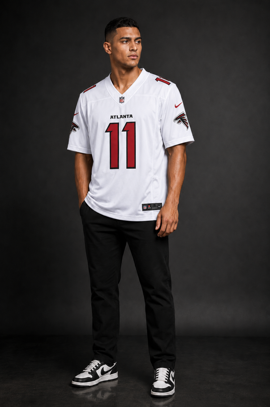 Camisa Atlanta Falcons NFL – Walker #11 Branca