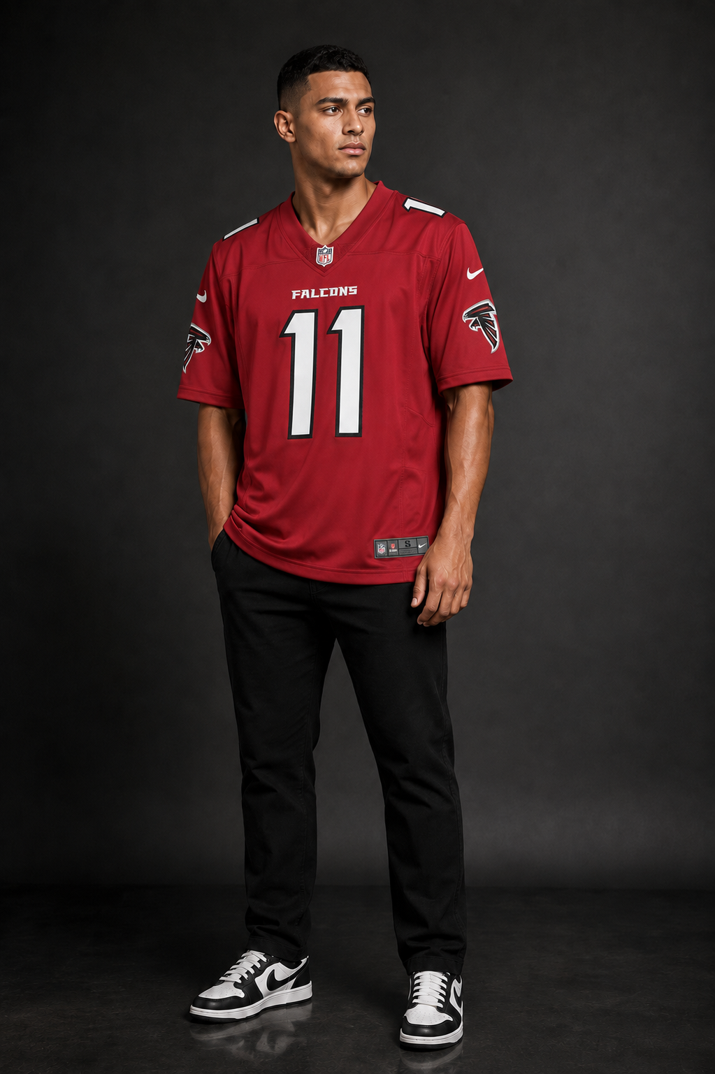 Camisa Atlanta Falcons NFL – Walker #11 Vermelha