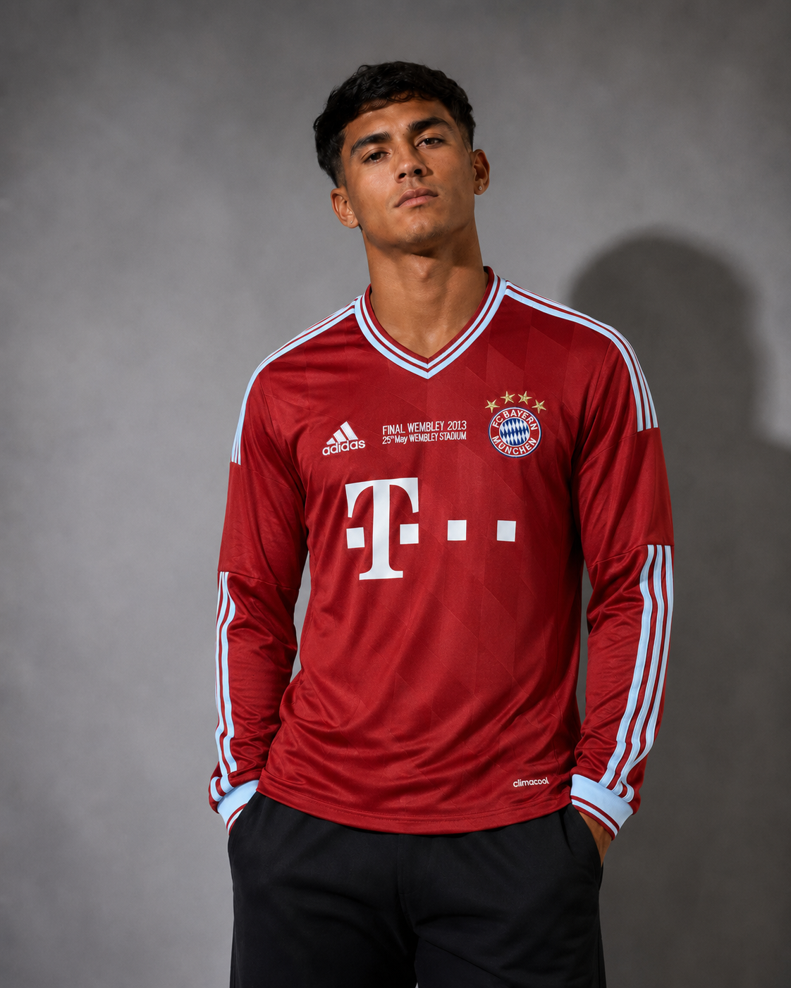 Camisa Bayern de Munique Home Retrô 2012/13 – Final de Wembley 2013 – Manga Longa