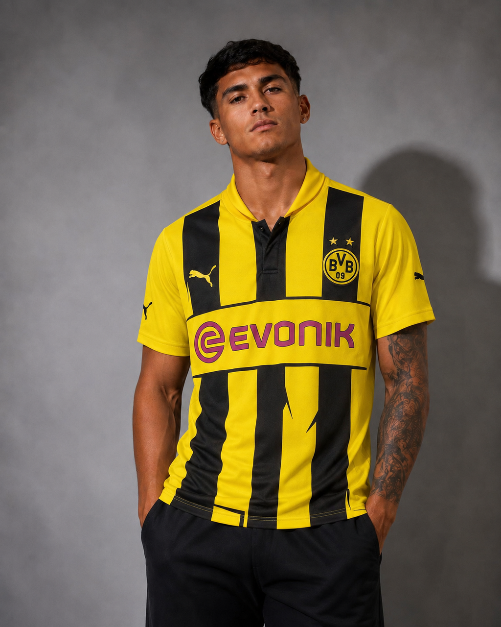 Camisa Borussia Dortmund Home Retrô 2012/13 – Torcedor Masculina