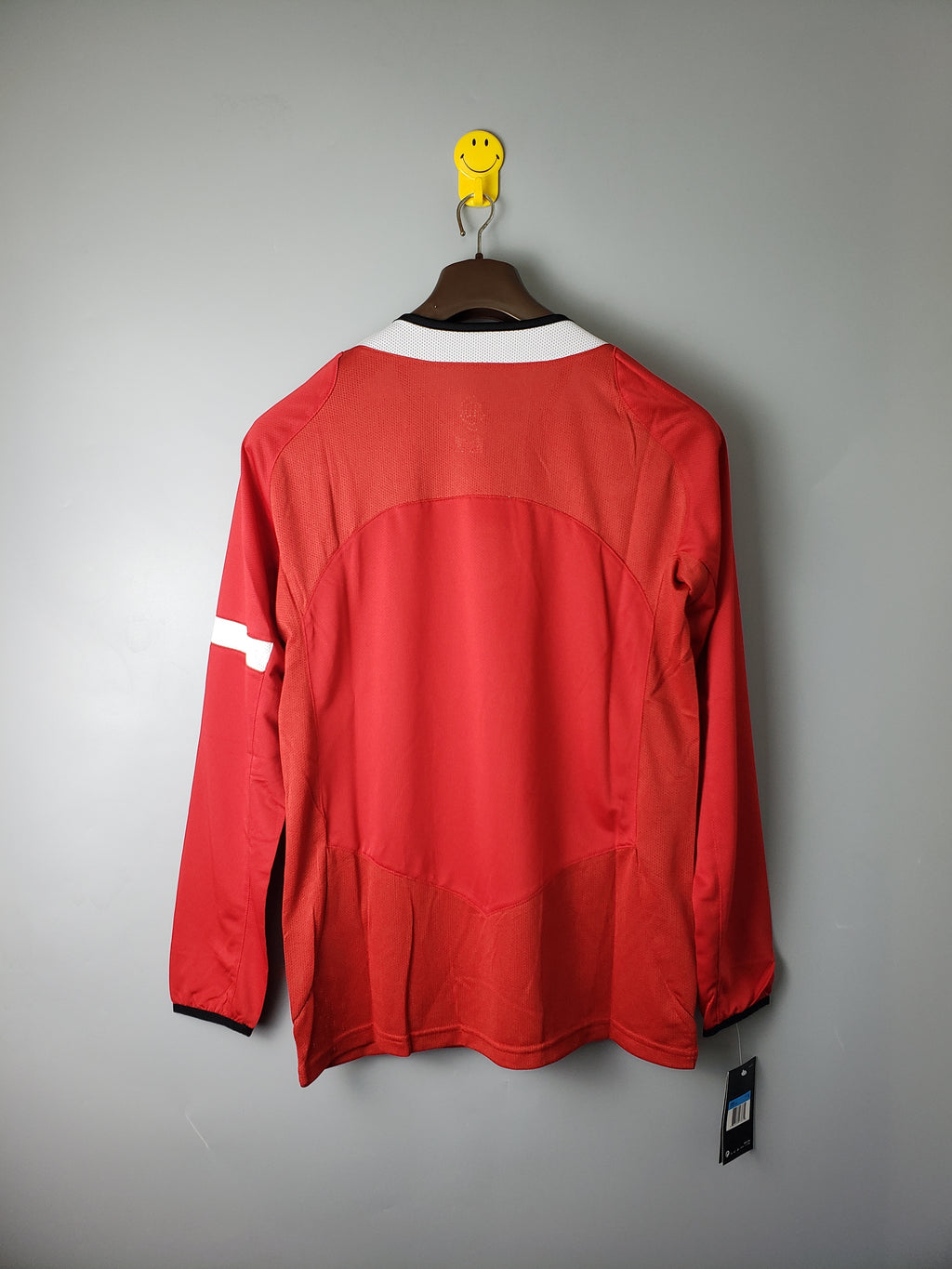 Camisa Manchester United Retrô 2004/06 Vermelha – Nike Vodafone – Manga Longa