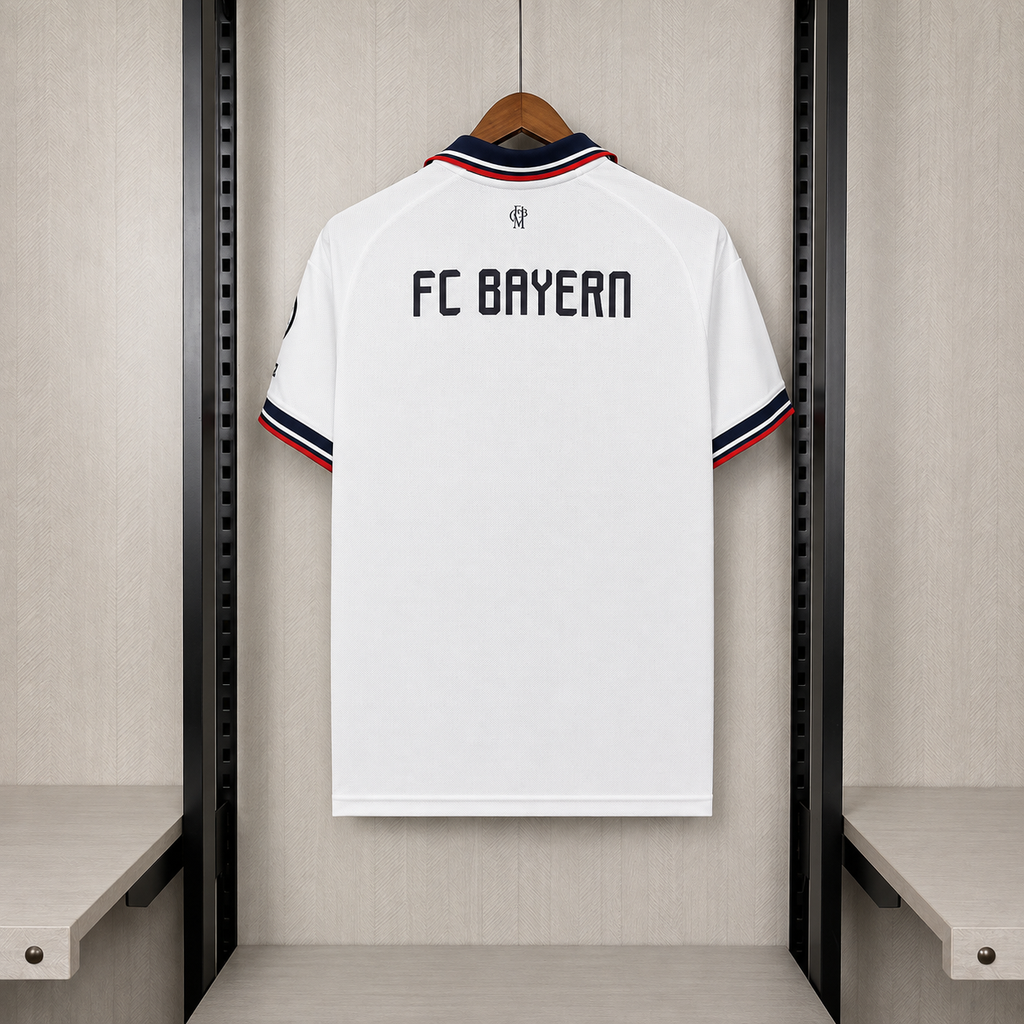 Camisa Bayern de Munique Away 2026/27 Branca – Versão Torcedor