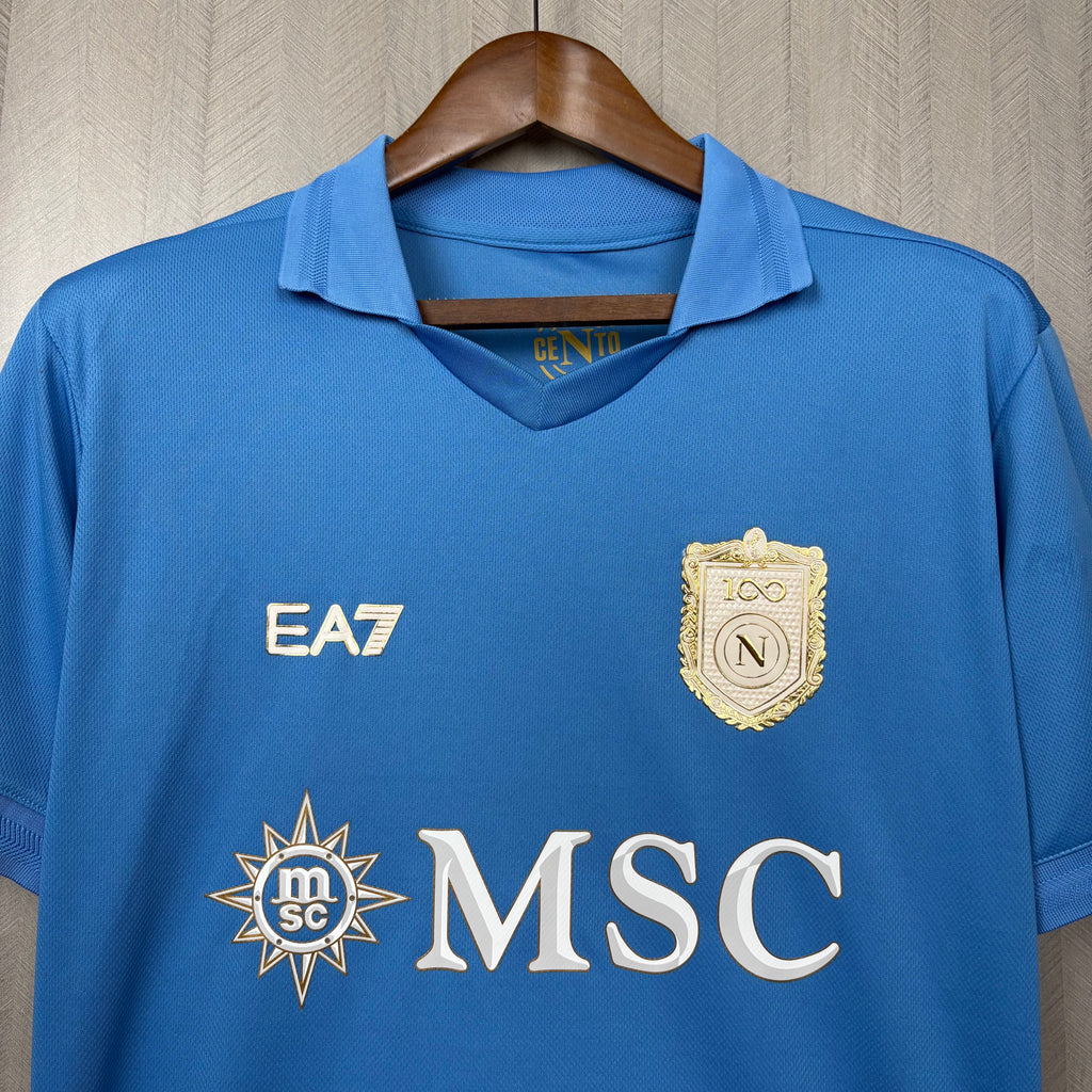 Camisa Napoli Home 2026/27 Azul – Versão Torcedor