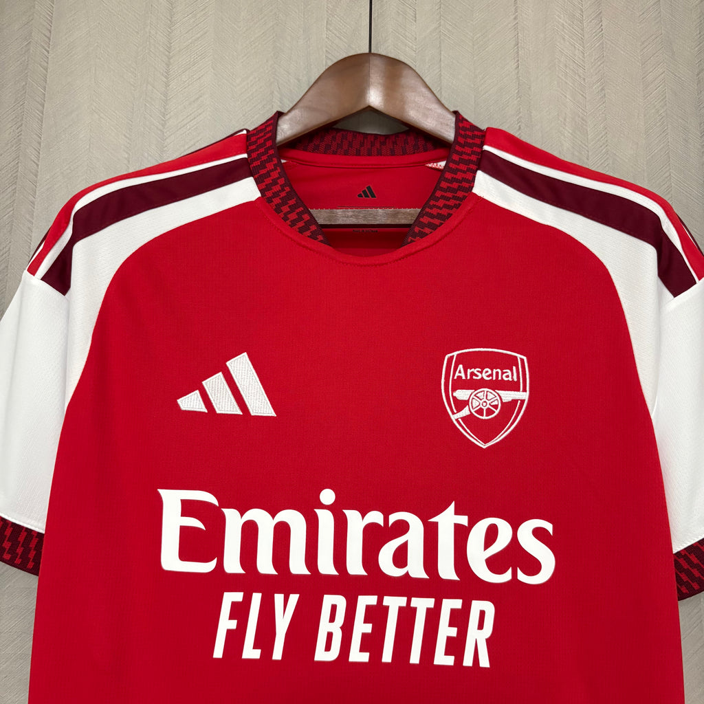 Camisa Arsenal Home 26/27 – Masculina – Versão Torcedor