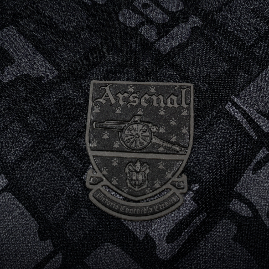Camisa Arsenal Retrô JVC Releitura Preta – Masculina