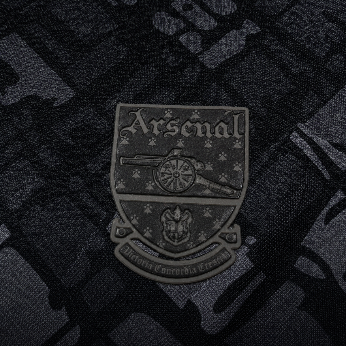 Camisa Arsenal Retrô JVC Releitura Preta – Masculina